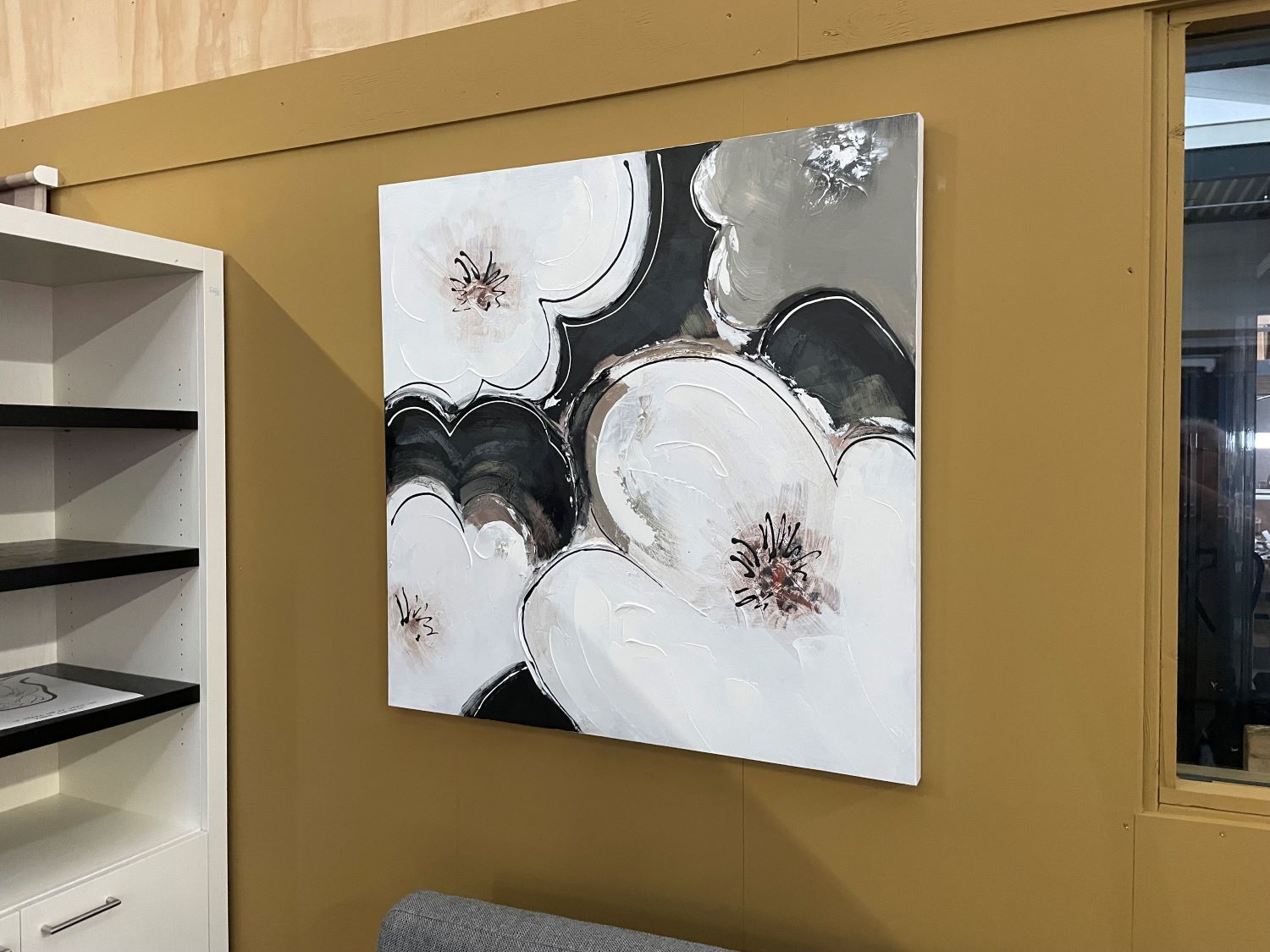 Schilderij witte bloemen_2