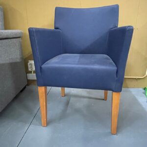 Eenvoudig leren fauteuil
