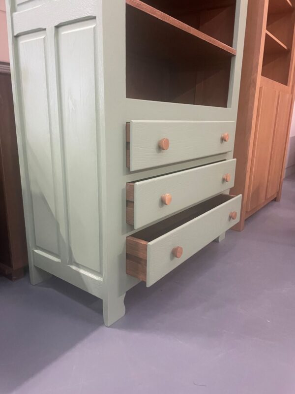 Groene eiken kast - Afbeelding 3