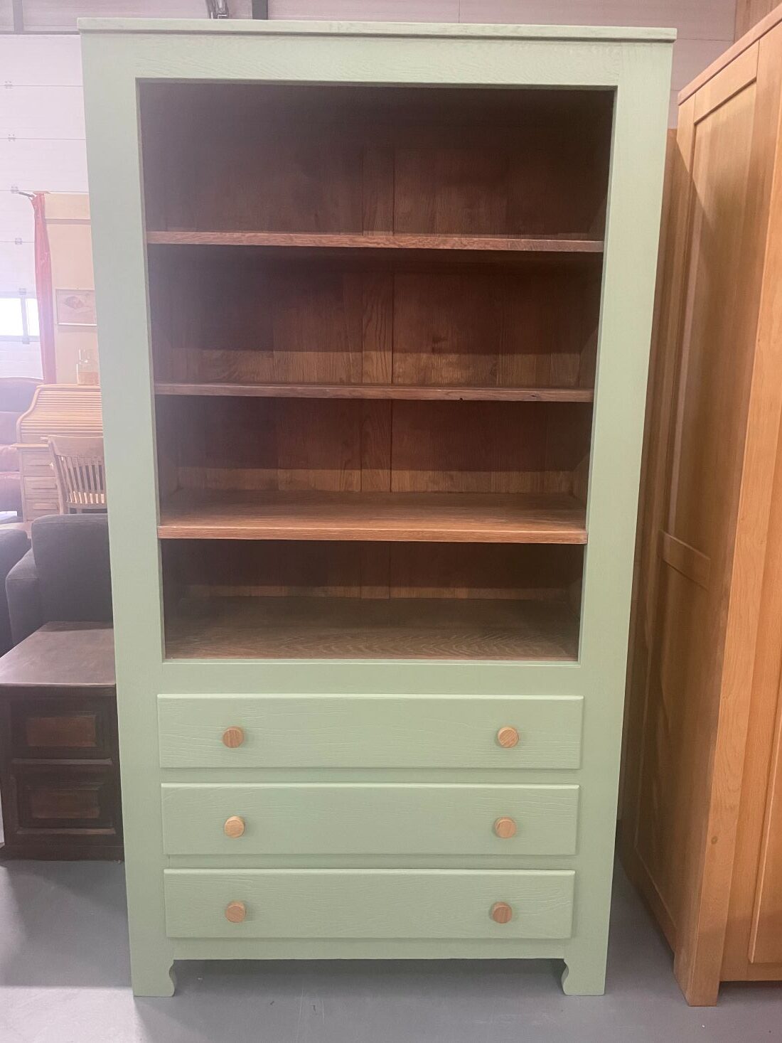 122 Groene eiken kast3
